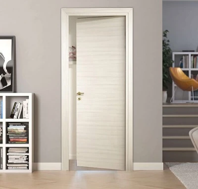 Porte intérieure à livre en laminé Palissandro White porte pliante avec  serrure Finition laiton 60 x 210 cm : : Bricolage