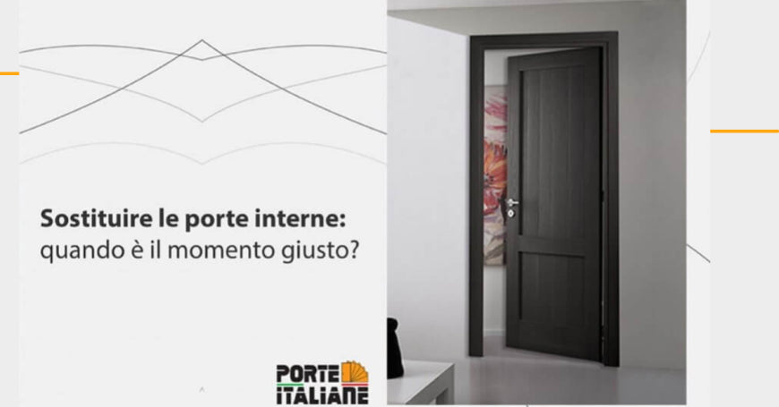 Sostituire le porte interne: quando è il momento giusto?