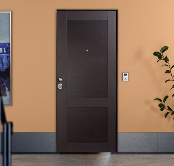 Porta Blindata Traversi e Pannelli Wenge Insonorizzata Classe 3 (Certificato CE)