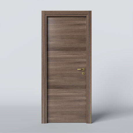 Hinged Door in Horizontal Walnut