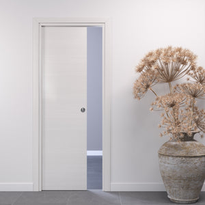 Sliding Pocket Door White Matrix 