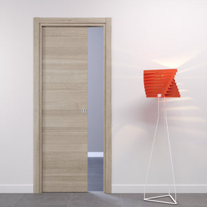 Sliding Pocket Door in Cherry 