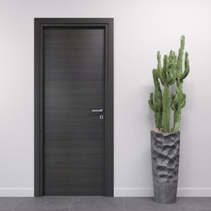 Hinged Door in Laminated Grey Oak