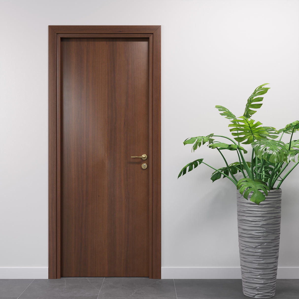 Smooth Soundproof Door 30dB Certified with Movable Threshold