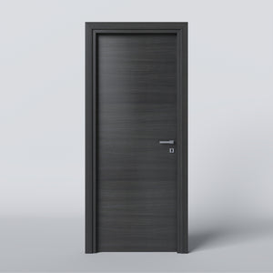 Hinged Door in Laminated Grey Oak