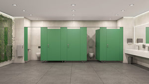 Kubi Modular Walls in Green HPL