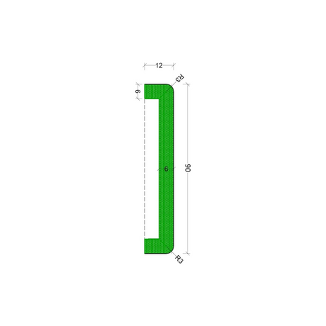 Skirting Board Base Cable Passage Plate