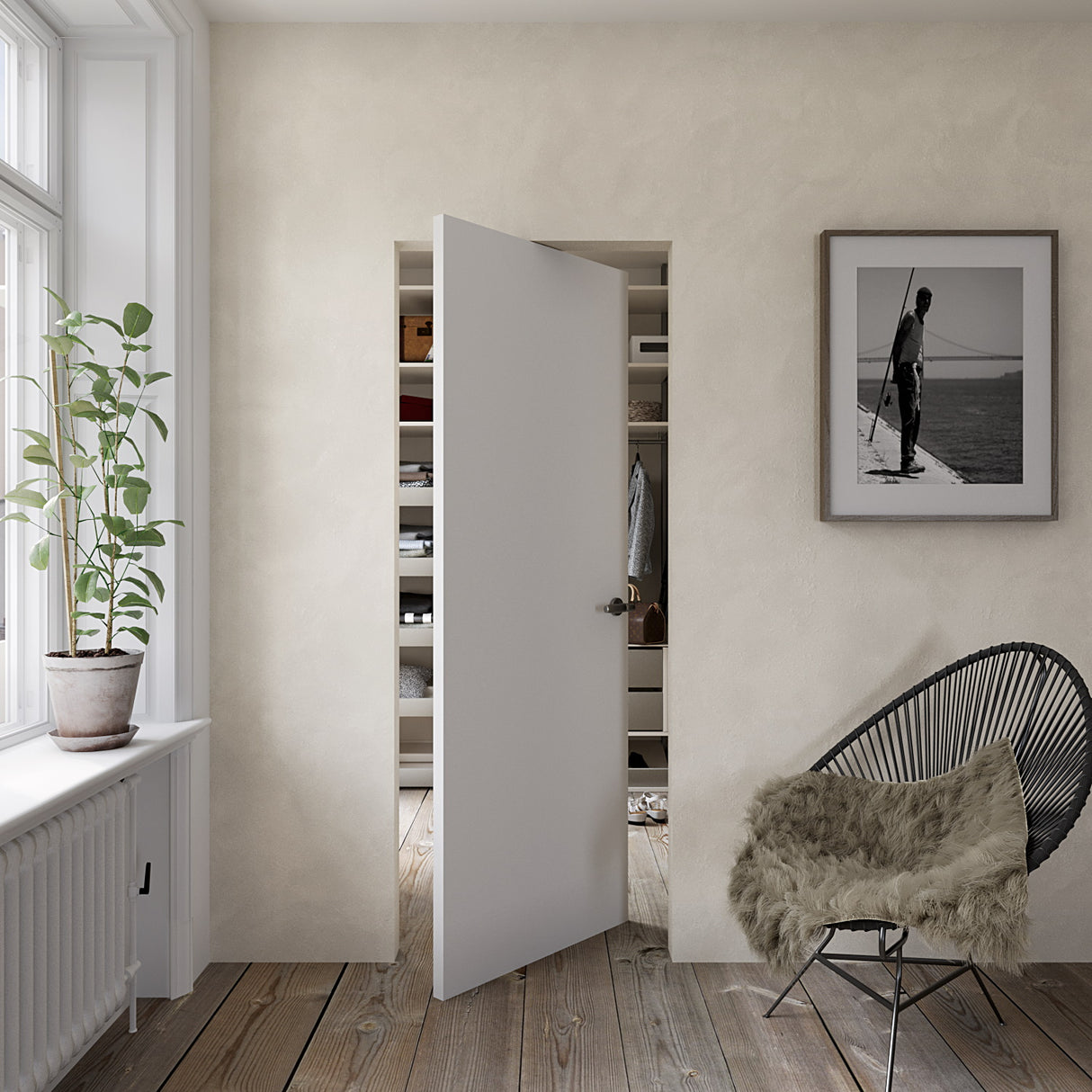 Vertical Pivot Door