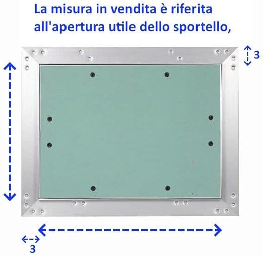 Sportello ispezione varie misure