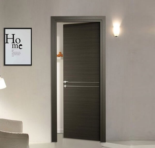 Porte Interne in laminato con inserti in alluminio